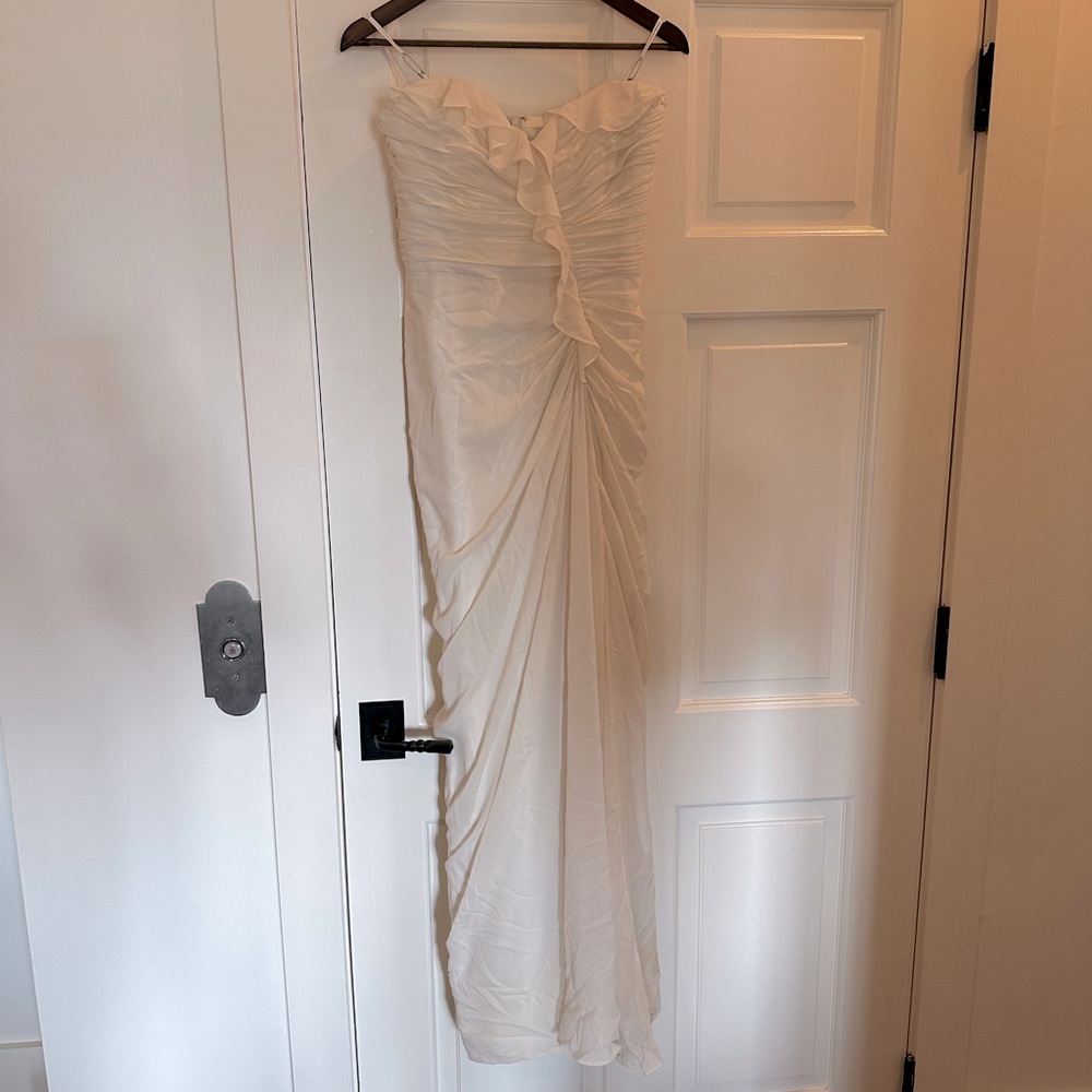 Stunning Badgley Chiffon Silk wedding dress